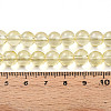 Baking Paint Transparent Glass Beads Strands DGLA-N006-8mm-03-4
