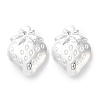 Rack Plating Iron Locket Pendants KK-F090-05S-1