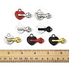 10 Sets Spray Painted Alloy Split Pendants FIND-FS0004-22-5