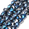 Electroplate Glass Beads Strands EGLA-P066-03A-FR01-1