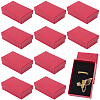 15Pcs Rhombus Textured Cardboard Jewelry Boxes CBOX-DJ0001-03C-7