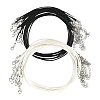 Waxed Cotton Cord Necklace Making MAK-YW0001-25A-2