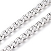 304 Stainless Steel Cuban Link Chains CHS-M003-13P-D-1