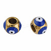 201 Stainless Steel Enamel Beads STAS-N087-59-03G-2