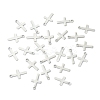 304 Stainless Steel Tiny Cross Charms STAS-H149-02P-3