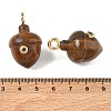 Natural Tiger Eye Pendants GG-CBA105B-04M-G-3