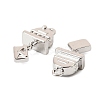 Brass Micro Pave Cubic Zirconia Pendants KK-K351-65P-2