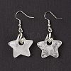 Natutal Quartz Crystal Dangle Earrings EJEW-F343-C06-2