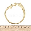 304 Stainless Steel Cuff Bangles for Women BJEW-B150-03G-5