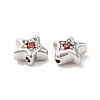 Brass Cubic Zirconia Beads KK-Q773-01P-03-2