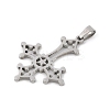 304 Stainless Steel Pendants STAS-C116-01P-2