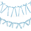 2 Styles Cloth Bowknot Banners AJEW-SP0002-70D-1