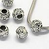 Alloy European Beads PALLOY-S082-08-1