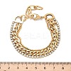 304 Stainless Steel Multi-strand Bracelets BJEW-C103-01G-5