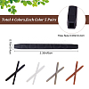 20 Pairs 4 Colors Silicone Eyeglasses Temple Tips Sleeve Retainer AJEW-GF0006-79-2