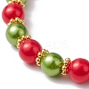 ABS Plastic Imitation Pearl  Stretch Bracelets BJEW-JB10941-5