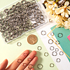 600Pcs 3 Styles 304 Stainless Steel Split Rings STAS-SP0001-64-3