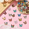 60Pcs 12 Colors Alloy Enamel Pendants FIND-CJ0011-13-5