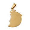 Ion Plating(IP) 304 Stainless Steel Pendants STAS-A086-02G-2