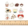 28Pcs 10 Styles Alloy Enamel Pendants ENAM-FS0003-09-5
