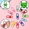 15 Colors Zinc Alloy Baking Paint Swivel Snap Hooks Clasps FIND-YW0005-53-3