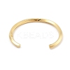 Ion Plating(IP) 304 Stainless Steel Cuff Bangles for Women BJEW-K252-05G-3