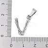 Non-Tarnish 304 Stainless Steel Pendants STAS-F235-01P-V-3