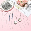800Pcs 304 Stainless Steel Eye Pins STAS-YW0003-03-5