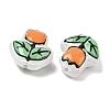 Transparent Glass Enamel Beads LAMP-C023-01E-3