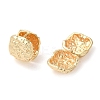 Hammered Brass Hoop Earring for Women KK-C028-06G-2