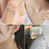 6Pcs 3 Colors Rack Plating Alloy Rhinestone Pendants FIND-TA0005-40-7