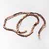 Electroplate Non-magnetic Synthetic Hematite Bead Strands G-F300-24A-08-2