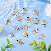16Pcs Alloy Rhinestone Connector Charms ALRI-TA0001-37-3