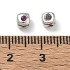 SHEGRACE Brass Cubic Zirconia Beads XGRQ4H438-682P-A-3