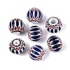 Handmade Millefiori Glass Rondelle Beads LA-N002-13A-1