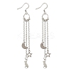 304 Stainless Steel Dangle Earrings EJEW-JE06591-02-2