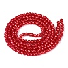 Baking Paint Glass Pearl Beads Strands LS-DGLA-ZX001-05B-19-2