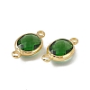 Transparent K9 Glass Connector Charms GLAA-A005-10G-02-2
