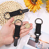 Polyester Plastic Braided Band Hat Clips DIY-WH0899-316-3