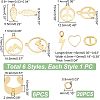 DIY Charm Cuff Ring Making Kit DIY-UN0003-67-5