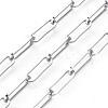 304 Stainless Steel Paperclip Chains CHS-S008-010P-1