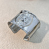 304 Stainless Steel Cuff Bangles for Women BJEW-L709-04P-1