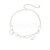 Teardrop Alloy Ring Link Chain Waist Belly Chains for Women FS-WG8F6BA-01-4