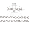 304 Stainless Steel Cable Chains X-CHS-R009-10-2