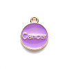 Alloy Enamel Pendants X-ENAM-S124-01A-01D-3