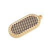 Printed 304 Stainless Steel Pendants STAS-C146-08G-04-2