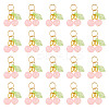 30Pcs Glass Pendants PALLOY-TAC0209-1