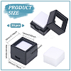 Cube Plastic Loose Diamond Storage Boxes CON-WH0095-49C-2