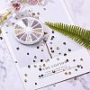 Brass Crimp Beads Covers KK-PH0036-09-5