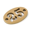 304 Stainless Steel Flat Round Connector Charms STAS-L279-021G-2